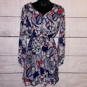 Express floral dress size xtra small